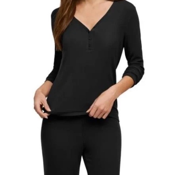 Banana Republic Black Ribbed Lounge Set NWT - Picture 2 of 2